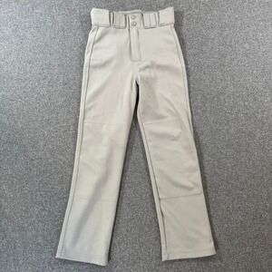Easton Baseball Pants Youth Medium Grey Athletic Trousers Boys Softball YM